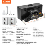 VEVOR 1000W Electric Hydraulic Rebar Cutter Cutting up to 3/4 Inch #6 4-20mm - Close-Up Angle