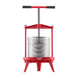 VEVOR 3.69 Gal/14L Fruit Wine Press, Stainless Steel Basket with Cross-beam and Triangular Structure, Manual Juice Maker, Cider Apple Grape Tincture Making Press with T-Handle for Kitchen Home - Extra Image