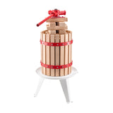 VEVOR 1.6 Gal/6L Fruit Wine Press, Solid Wood Basket with 8 Blocks, Heavy Duty Manual Juice Maker, Cider Apple Grape Tincture Honey Olive Oil Making Press with Handle for Kitchen, Home - Extra Image