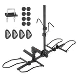VEVOR 2-Bike Rack Hitch Mount 160lbs Folding Carrier Car Truck SUV 2