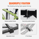 VEVOR 2-Bike Rack Hitch Mount 160lbs Folding Carrier Car Truck SUV 2 - Side View