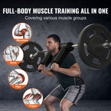 VEVOR Safety Squat Bar Fitness Squat Bar Attachment Weight Lifting