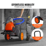 VEVOR Cart Airless Paint Sprayer Diaphragm Paint Airless Sprayer 1700W Electric - 45-Degree Angle