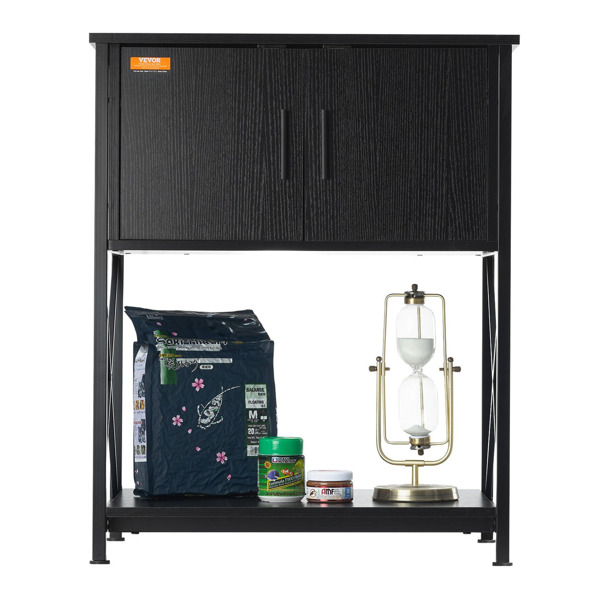 VEVOR Aquarium Stand, 20 Gallon Fish Tank Stand, 25.6 x 16.5 x 31.9 in Steel and MDF Turtle Tank Stand, 167.6 lbs Load Capacity, Reptile Tank Stand