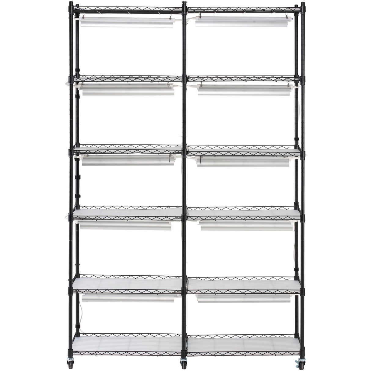 Plant Stand with Grow Light 6 Tiers 200W 59.1" Indoor Plant Grow Shelf