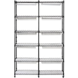 VEVOR Plant Stand with Grow Light 6 Tiers 200W 59.1