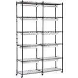 Plant Stand with Grow Light 6 Tiers 200W 59.1" Indoor Plant Grow Shelf