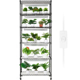 DIY Plant Stand with Grow Lights 6 Tiers 192W 70.9