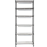 VEVOR DIY Plant Stand with Grow Lights 6 Tiers 192W 70.9" Tall Plant Grow Shelf