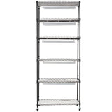 VEVOR DIY Plant Stand with Grow Lights 6 Tiers 192W 70.9