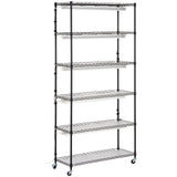 Plant Stand with Grow Light 6 Tiers 180W 180 cm Indoor Plant Grow Shelf
