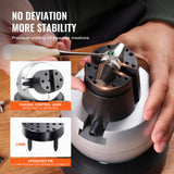 VEVOR Engraving Block 5 inch Ball Vise Setting Jewelry Ball Vise Engraving with 34PCS Attachment and Rubber Base - Top-Down View