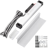 VEVOR Lathe Linear Scale 150 mm Linear Glass Scale, High Accuracy 0.0002" Optical Length, Precision Linear Scale, Aluminum Body for Drilling, Grinding, Mill Milling Lathe machine with Accessories