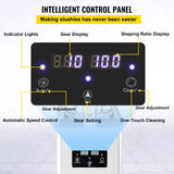 VEVOR Commercial Slush Machine Frozen Drink Slushy Making Machine 6L/1.6 Gallons - 45-Degree Angle