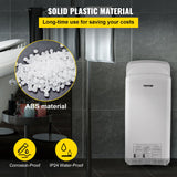 VEVOR Jet Hand Dryer Blade Hand Dryer Automatic High Speed for Washroom White - Top-Down View