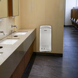 VEVOR Jet Hand Dryer Blade Hand Dryer Automatic High Speed for Washroom Silver - Low Angle