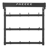 VEVOR Coffee Mug Holder Wall Mounted w/ 12 Movable Hooks and Top Shelf Cup Rack
