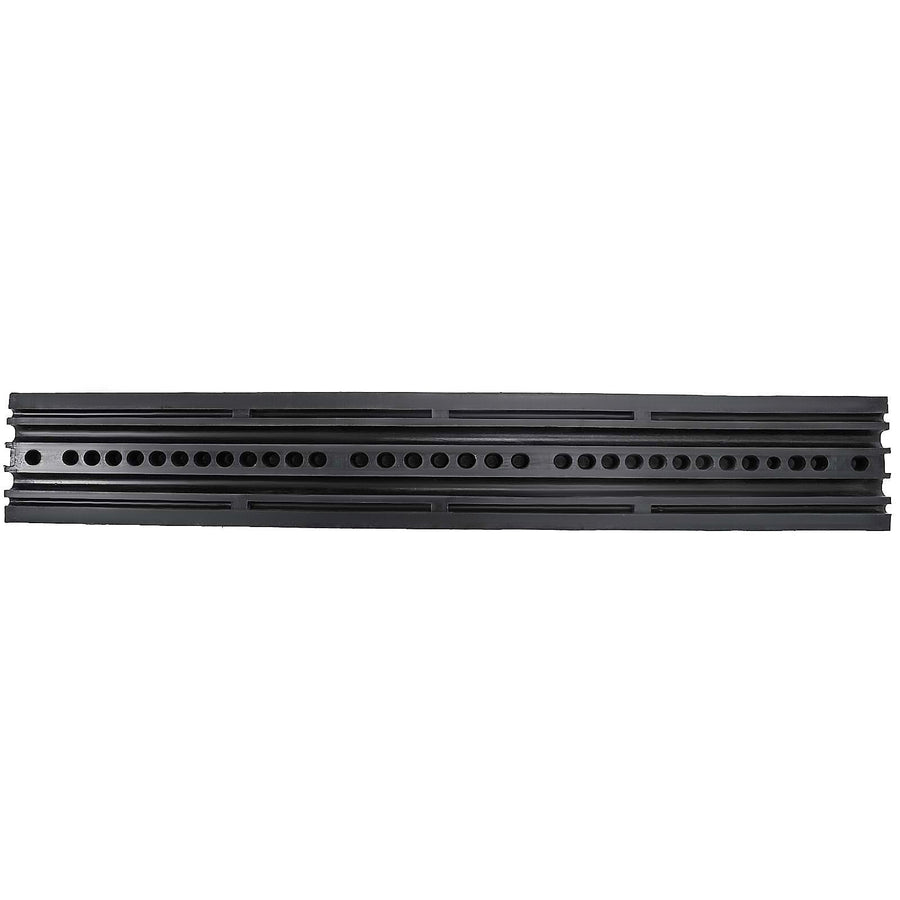 2pcs 6 Feet Rubber Driveway Modular Heavy Duty Speed 185 x 31 x 5.5 cm Cable Protector Ramp for Garage Gravel Roads Asphalt Concrete, 2Pack-6Ft-Speed Bump