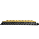 VEVOR Rubber Cable Guard, 3-Channel, 2 x 2.3 in - Durable Cord Protection Ramp for Driveways, 6600 lbs Capacity - Extra Image