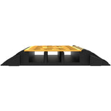 VEVOR Rubber Cable Guard, 3-Channel, 2 x 2.3 in - Durable Cord Protection Ramp for Driveways, 6600 lbs Capacity - Extra Image
