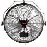 VEVOR Industrial Wall Mount Fan Waterproof Metal Fan 17.6'' 3 Speed Airflow - Extra Image