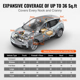 VEVOR Car Sound Deadening Mat, 200 mil 3.3sq.m Automotive Sound Deadener, High Density Foam Sound Deadener Material & Heat Barrier, Double Layer