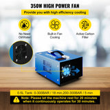 VEVOR PCP Air Compressor Scuba Compressor 4500PSI Manual-Stop 12V/220V w/Adapter - Top-Down View
