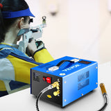 VEVOR PCP Air Compressor Scuba Compressor 4500PSI Manual-Stop 12V/220V w/Adapter - Low Angle