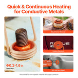 VEVOR 1KW Magnetic Induction Heater Hand-held Induction Heater for Bolts Removal - Front View