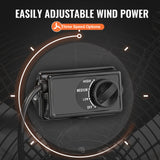 VEVOR Drum Fan 24 Inch High Velocity Industrial Use 3-Speed 8600CFM for Warehouse - Top-Down View