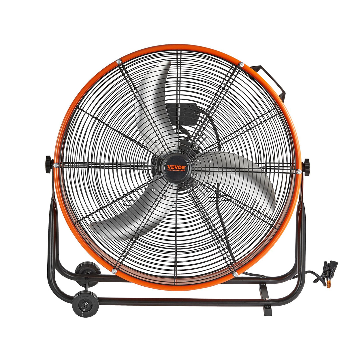 VEVOR Drum Fan 24 Inch High Velocity Industrial Use 3-Speed 8600CFM for Warehouse