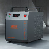 VEVOR Industrial Water Chiller, CW-3000(PRO), 150W Air-Cooled Industrial Water Cooler Cooling System with 12L Water Tank Capacity 18 L/min Max Flow