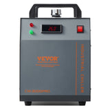 VEVOR Industrial Water Chiller, CW-3000(PRO), 150W Air-Cooled Industrial Water Cooler Cooling System with 12L Water Tank Capacity 18 L/min Max Flow