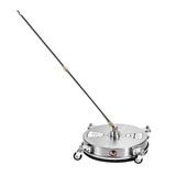 VEVOR 15" Pressure Washer Surface Cleaner 4 Wheels 4000 Max PSI 2 Extended Wands