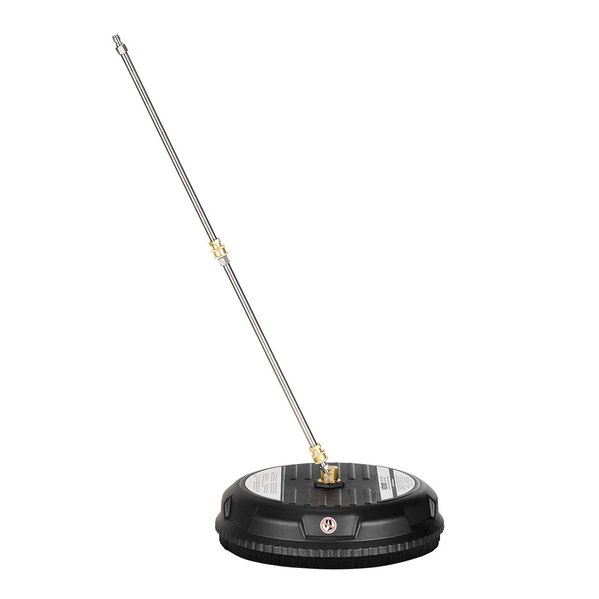 VEVOR 15" Pressure Washer Surface Cleaner 4000 Max PSI Plastic 2 Extended Wands