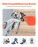 VEVOR Airless Paint Spray Gun 3600PSI High Pressure Airless Spray Gun 517 Tip - Front View