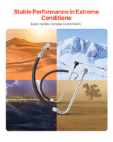 VEVOR Suction Hose Tube and Reflux Line Sets Airless Paint Sprayers Tool Part - 45-Degree Angle