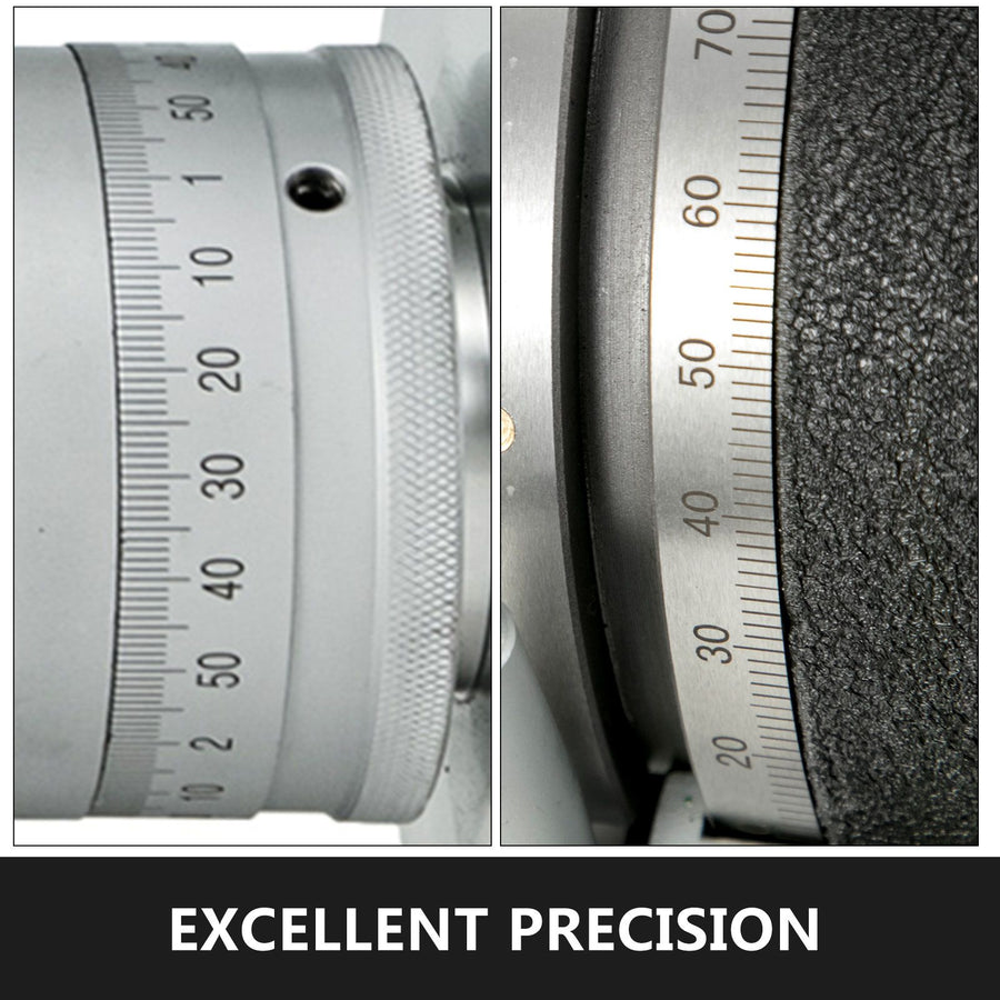 Rotary Table 8Inch Horizontal Vertical HV8 Precision 3MT Milling Drilling Machine Vernier Reading Milling Drilling Boring