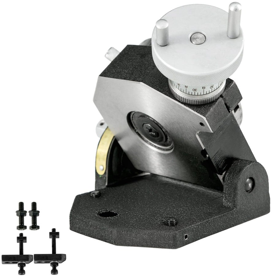 Rotary Table 4 INCH/100 MM Horizontal Vertical Rotary Table 4-Slot Rotary Table for Milling Machine MT-2 Rotary Table for Milling 360 Degrees Precision Rotary Table for Milling Drilling Vise