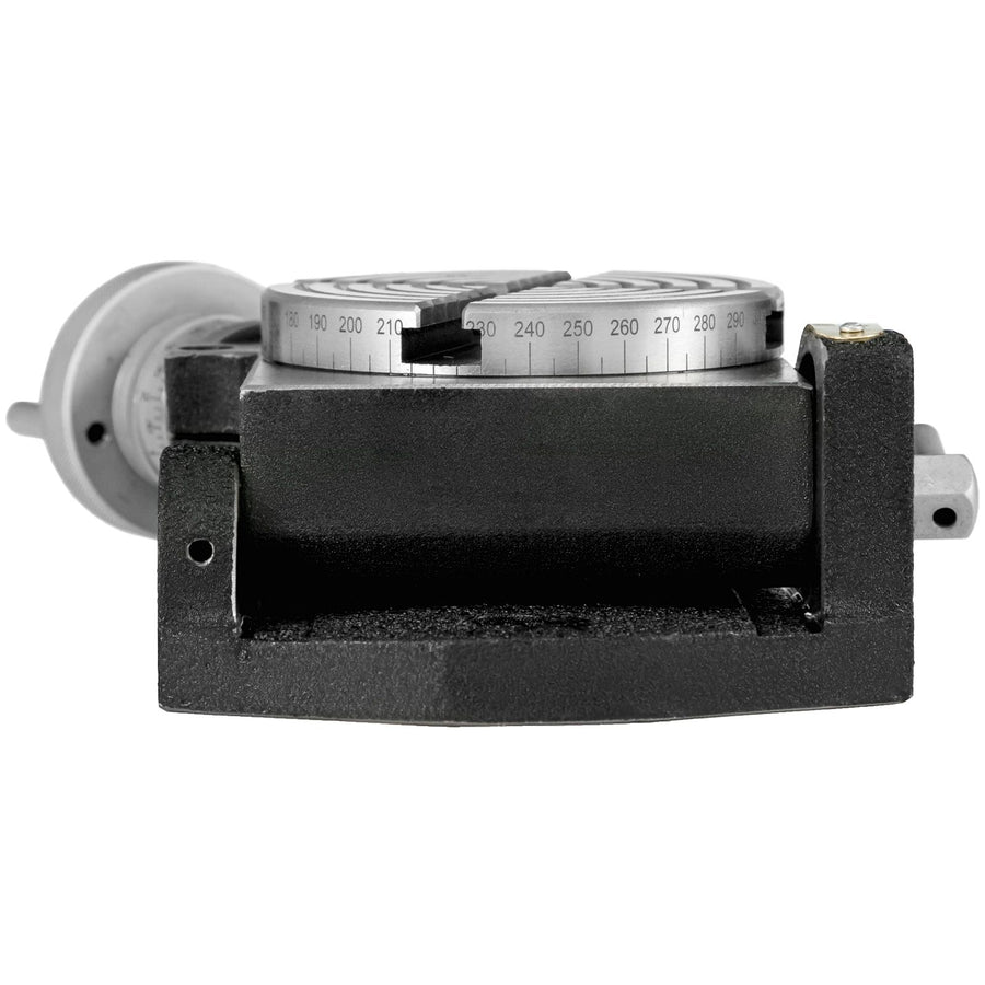 Rotary Table 4 INCH/100 MM Horizontal Vertical Rotary Table 4-Slot Rotary Table for Milling Machine MT-2 Rotary Table for Milling 360 Degrees Precision Rotary Table for Milling Drilling Vise