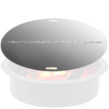 VEVOR Fire Pit Lid Round 40 Inch Foldable Fire Pit Ring Snuff Cover 430 Stainless Steel Fire Pit Spark Screen Cover 3mm Thickness - Extra Image