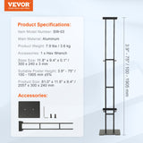 VEVOR Poster Stand, Adjustable Height Up to 75