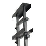 Poster Stand, Adjustable Height Up to 75", Double-Sided Heavy Duty Pedestal Sign Holder, Floor Standing Sign Holder Banner Stand with Shock-absorbing Base for Display, for Board and Foam, Black