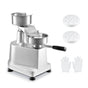 Commercial Burger Patty Maker, 100mm Hamburger Beef Patty Maker, Heavy Duty Food-Grade Stainless Steel Bowl Burger Press Machine, Kitchen Meat Forming Processor with 1000 Pcs Patty Papers