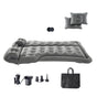 Car Air Mattress, Inflatable Car Camping Mattress, Flocking Thickened Travel Beds, Comfortable and Durable Portable Sleeping Pad with Air Pump, Nozzle, Carry Bag, Fits Most SUV MPV Sedan, Gray