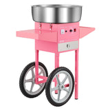 VEVOR Electric Cotton Candy Machine with Cart, 1000W Commercial Candy Floss Maker with 52cm in Stainless Steel Bowl, Sugar Scoop, and Drawer, Easy to Use, for Home, Kids Birthday, Family Party, Pink - Extra Image
