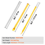 VEVOR Tire Bead Breaker Slide Hammer, 117.5 cm Length Tire Slide Hammer, Heavy Duty Steel Tire Changing Tool, Tire Breaker Bar for Car Truck Trailer Tire Removal - Close-Up Angle