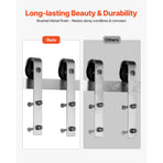 2000 mm Sliding Barn Door Hardware Kit for Single Sliding Barn Door Silver