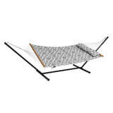 VEVOR Two Person Hammock with Stand Included Heavy Duty 480lb Capacity, Double Hammock with 12 FT Steel Stand and Portable Carrying Bag and Pillow, Freestanding Hammock for Outdoor Patio Yard Beach - Extra Image