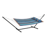 VEVOR Double Quilted Fabric Hammock Two Person Hammock with Stand 480lb Capacity - Extra Image